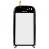 matshop.gr - NOKIA C7 TOUCH SCREEN + LENS +  FRONT COVER BLACK  3P OR