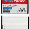 matshop.gr - ΜΠΑΤΑΡΙΑ LG KU380/KP100/CE110 750mAh Li-ion(LGIP-430A)VoltePower