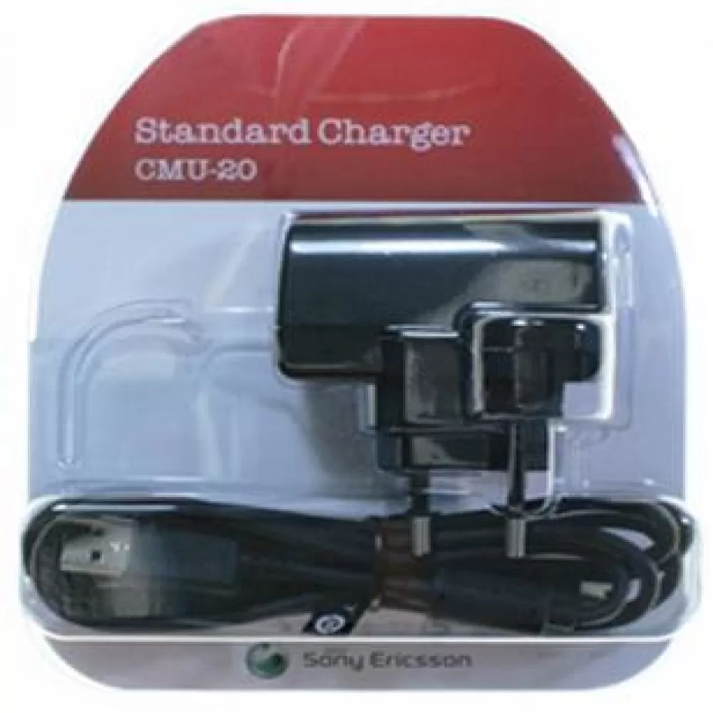 matshop.gr - TRAVEL SONY ERICSSON CMU-20 X1/J132 (mini USB) 700mA BLACK PACKING OR