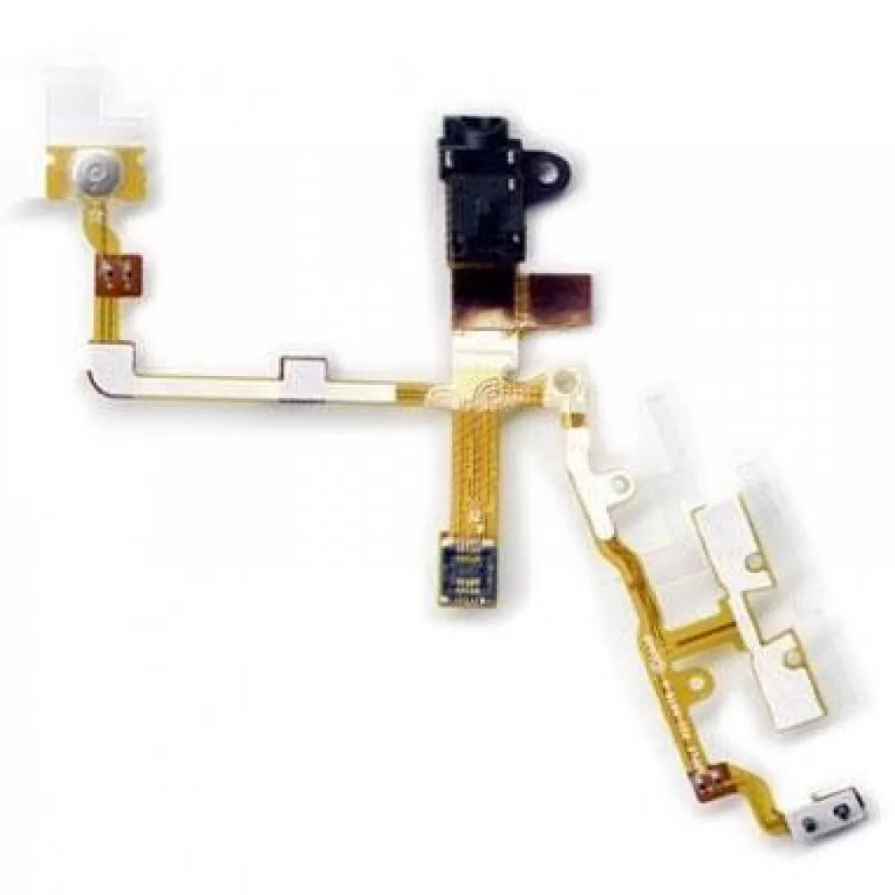 matshop.gr - IPHONE 3G ΚΑΛΩΔΙΟ FLEX HANDS FREE/ON-OFF/SIDE KEYS WHITE 3P OR