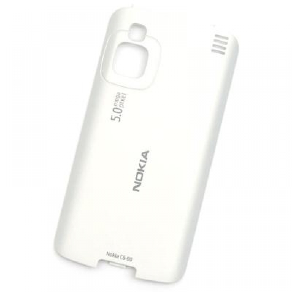 matshop.gr - NOKIA C6 BATTERY COVER WHITE ORIGINAL SERVICE PACK