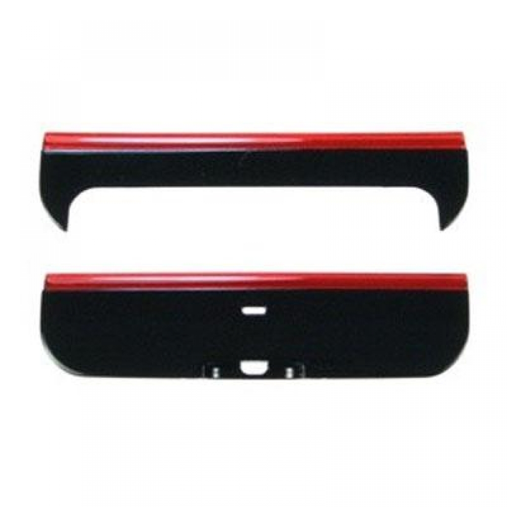 matshop.gr - NOKIA X6 BLACK-RED TOP-BOTTOM COVER ORIGINAL SERVICE PACK