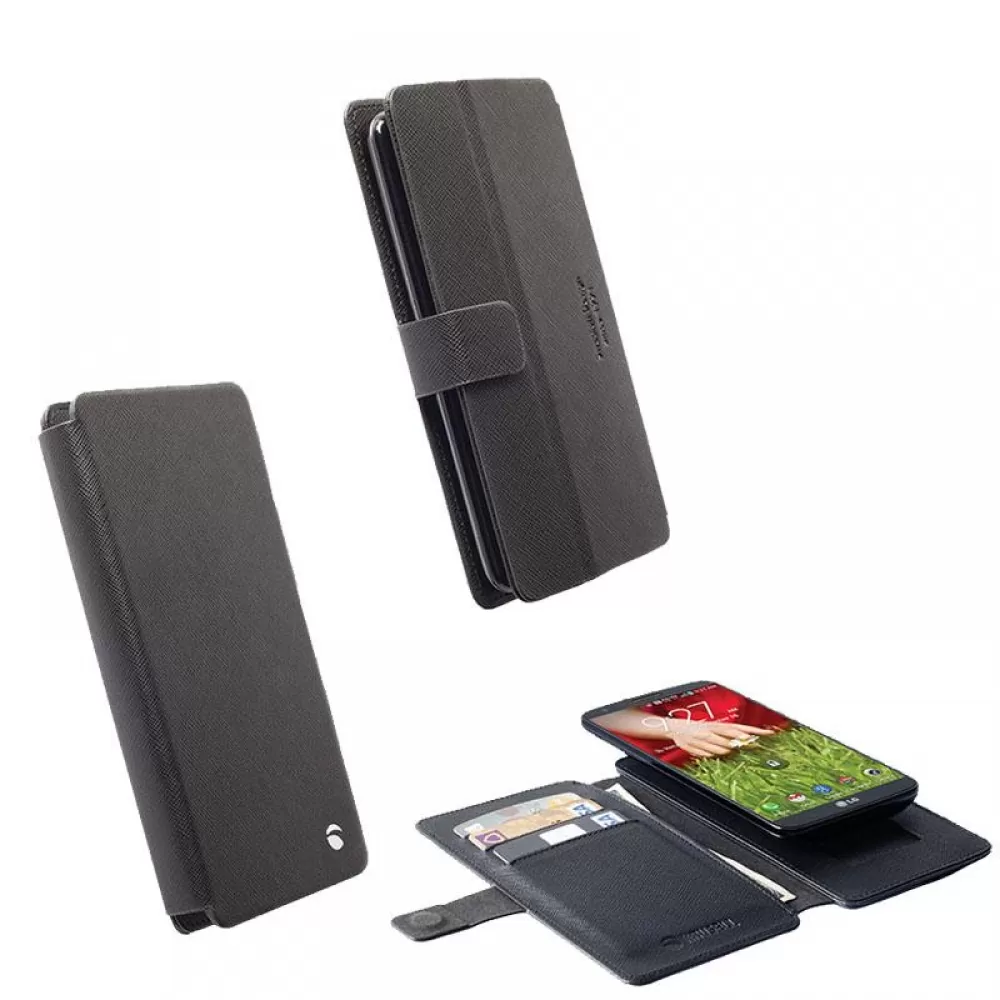 matshop.gr - KRUSELL ΘΗΚΗ UNIVERSAL LEATHER MALMO FLIPWALLET SLIDE 4XL BLACK