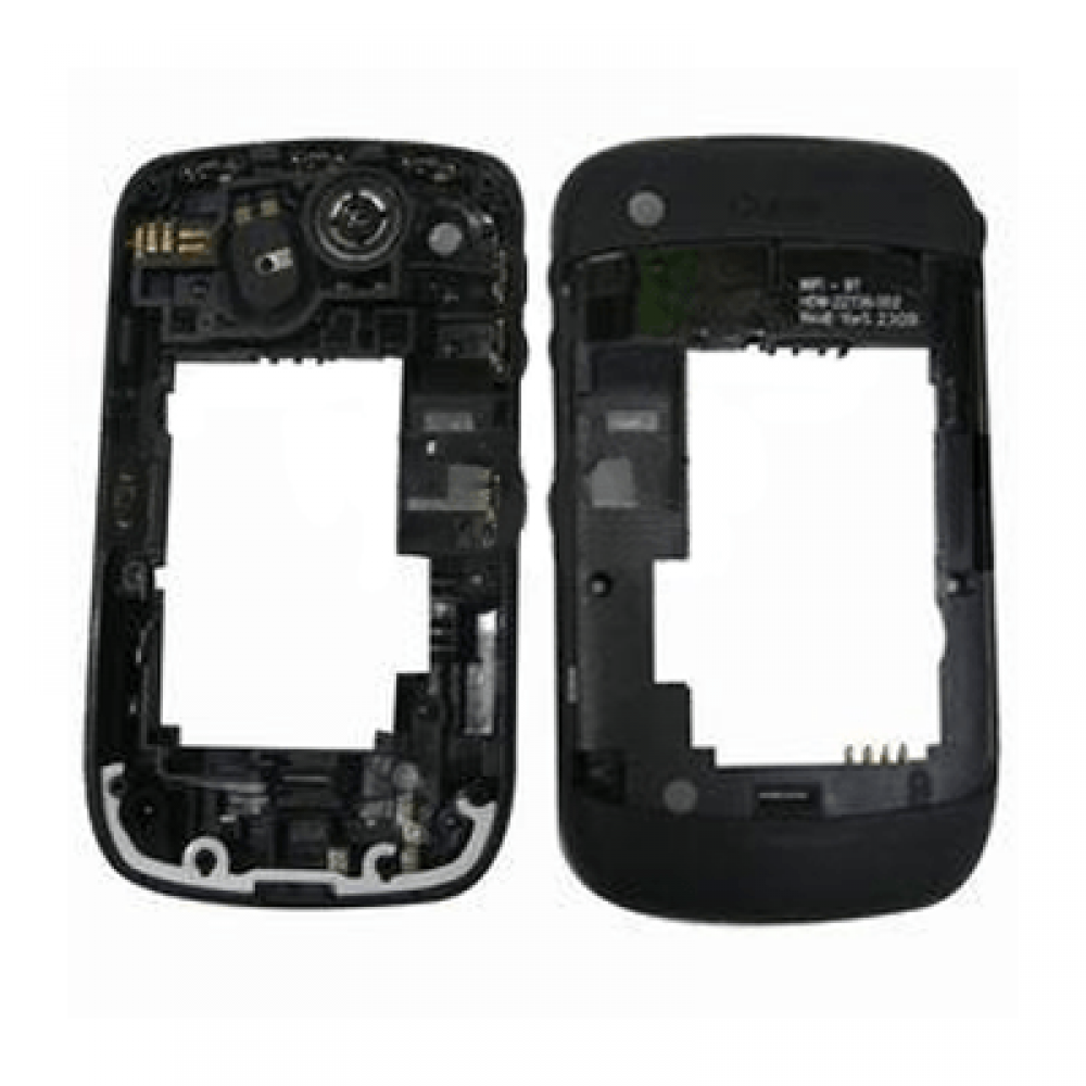 matshop.gr - BLACKBERRY 8520 MIDDLE COVER BLACK 3P OR