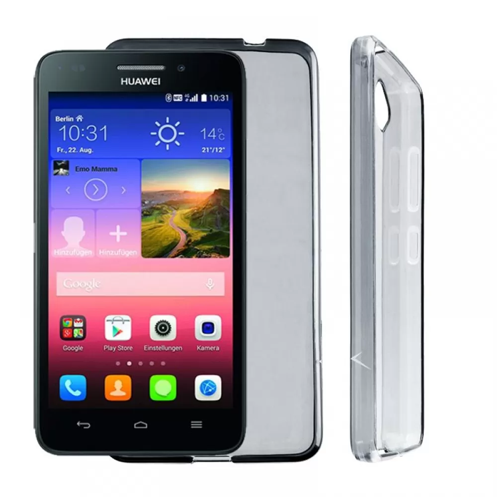 matshop.gr - VOLTE-TEL ΘΗΚΗ HUAWEI ASCEND G620S/HONOR 4 PLAY SLIMCOLOR TPU ΔΙΑΦΑΝΗ ΓΚΡΙ