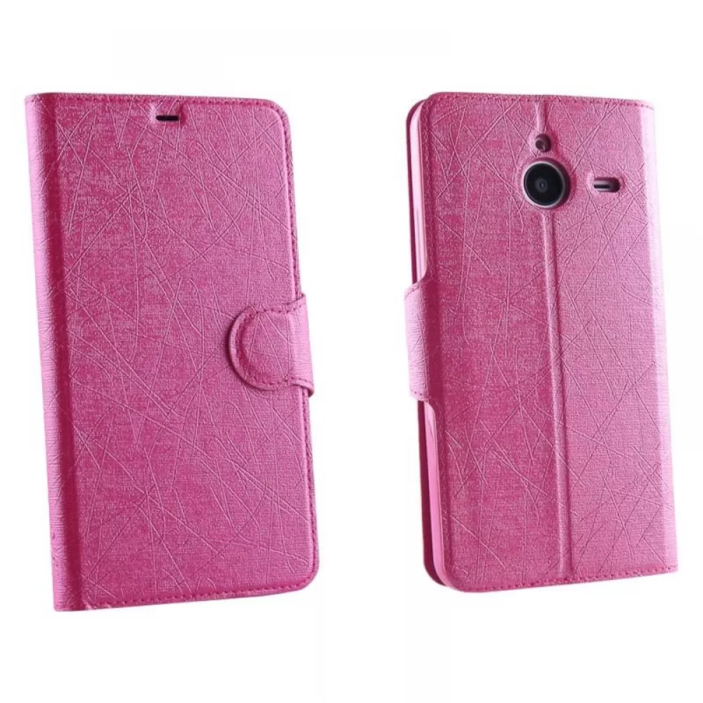 matshop.gr - VOLTE-TEL ΘΗΚΗ MICROSOFT LUMIA 640 XL LINE LEATHER-TPU BOOK STAND PINK