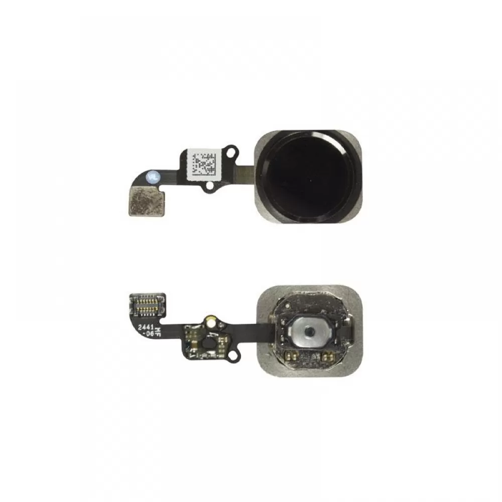 matshop.gr - IPHONE 6 4.7"/6 PLUS ΚΑΛΩΔΙΟ FLEX HOME BUTTON+ΕΞΩΤ. BLACK 3P OR