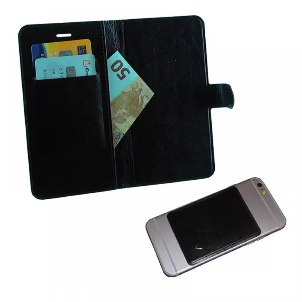 matshop.gr - VOLTE-TEL ΘΗΚΗ UNIVERSAL 5.7"-6.3" LEATHER BOOK 3M MAGNET BLACK