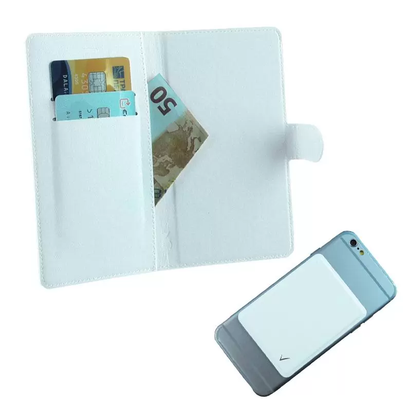 matshop.gr - VOLTE-TEL ΘΗΚΗ UNIVERSAL 5.1"-5.7" LEATHER BOOK 3M MAGNET WHITE