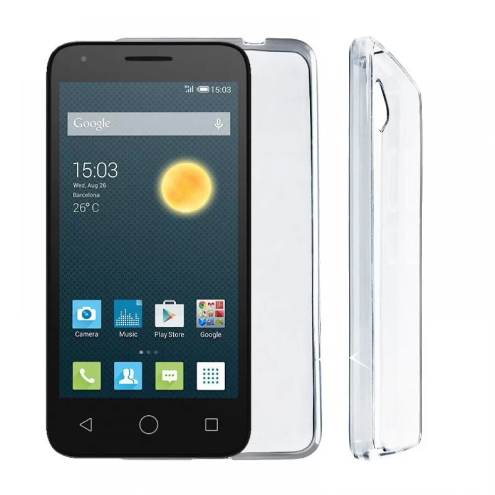 matshop.gr - VOLTE-TEL ΘΗΚΗ ALCATEL PIXI 3 4.5" 3G 4027D SLIMCOLOR TPU ΔΙΑΦΑΝΗ