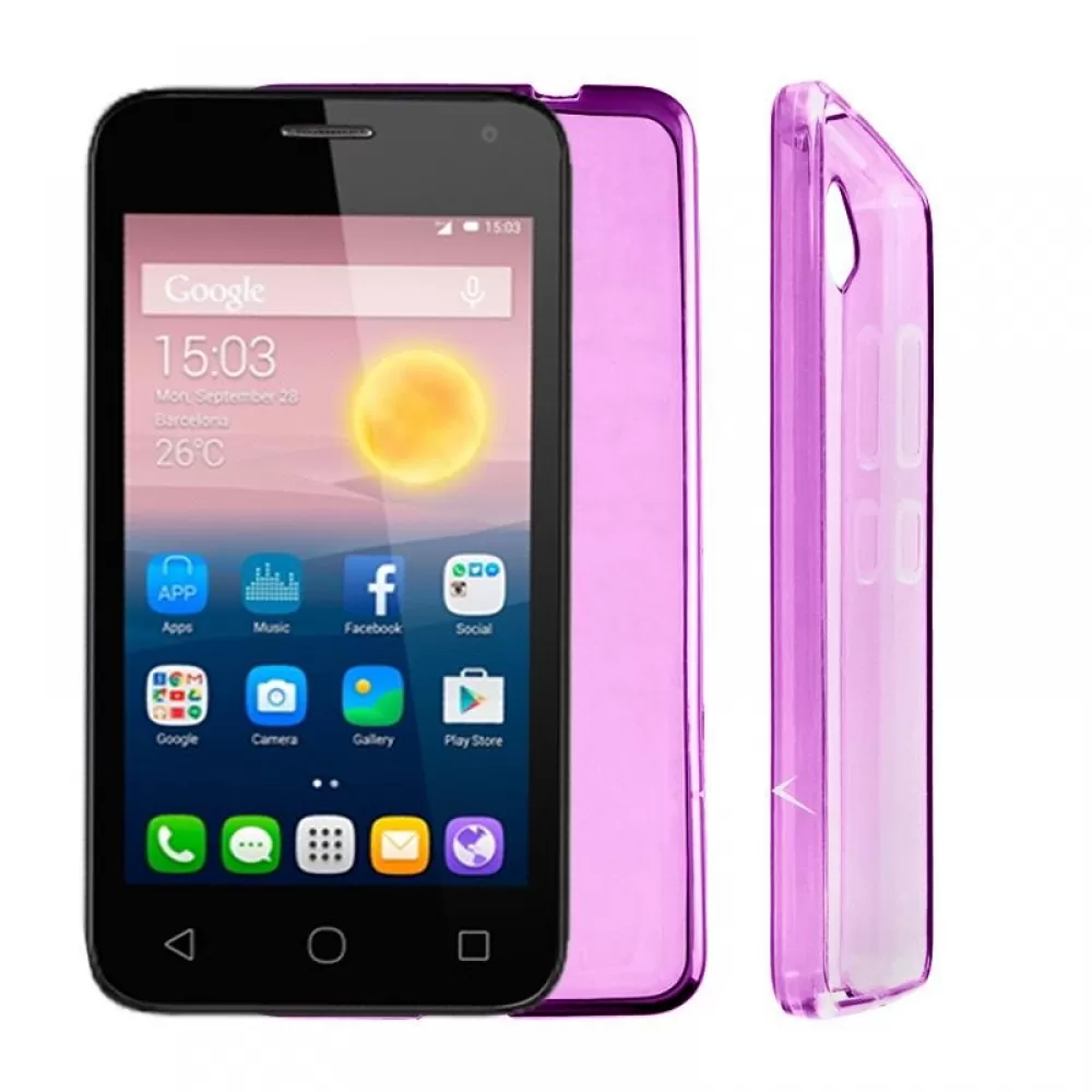 matshop.gr - VOLTE-TEL ΘΗΚΗ ALCATEL PIXI FIRST 4024D SLIMCOLOR TPU ΔΙΑΦΑΝΗ ΡΟΖ