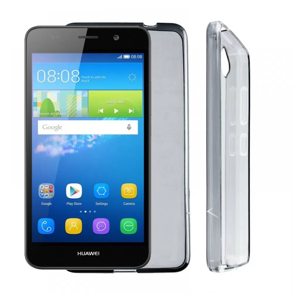 matshop.gr - VOLTE-TEL ΘΗΚΗ HUAWEI Y6 SLIMCOLOR TPU ΔΙΑΦΑΝΗ ΓΚΡΙ
