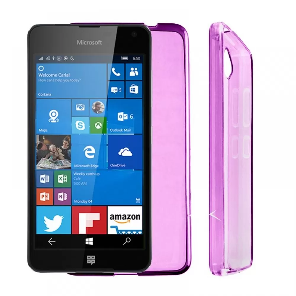 matshop.gr - VOLTE-TEL ΘΗΚΗ MICROSOFT LUMIA 650 5.0" SLIMCOLOR TPU ΔΙΑΦΑΝΗ ΡΟΖ
