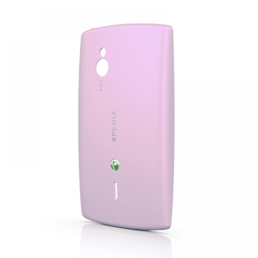 matshop.gr - SONY ERICSSON SK17i XPERIA MINI PRO BATTERY COVER PINK ORIGINAL SERVICE PACK