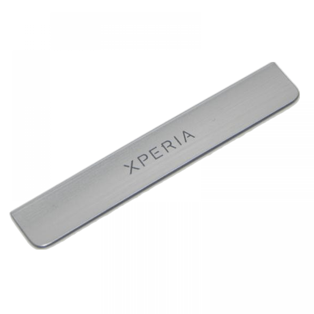 matshop.gr - SONY ST23i XPERIA MIRO SILVER DECO COVER ORIGINAL SERVICE PACK