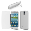 matshop.gr - SAMSUNG S4 EXTERNAL (BOOK CASE BATTERY + STAND) 3200mAh WHITE