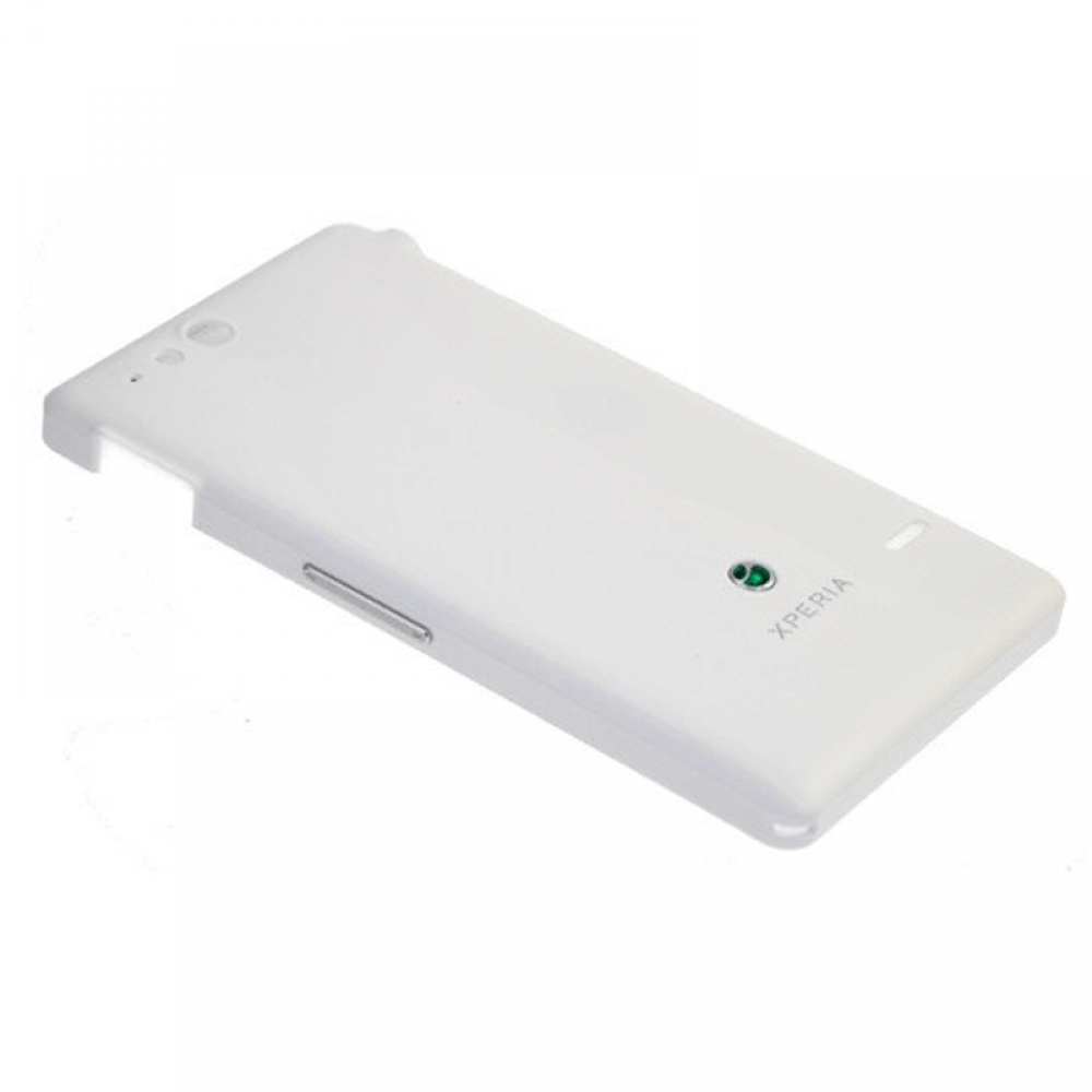 matshop.gr - SONY ST27i XPERIA GO BATTERY COVER WHITE 3P OR