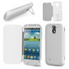 matshop.gr - SAMSUNG S4 MINI EXTERNAL (BOOK CASE BATTERY+STAND) 3000mAh WHITE