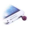 matshop.gr - EARPHONE ANTI-DUST JACK PLUG 3.5mm DIAMOND BALL PINK