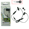 matshop.gr - HANDS FREE UNIVERSAL 3.5mm ROPE BLACK VOLTE-TEL VT33 ON/OFF