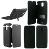 matshop.gr - SAMSUNG G900 S5 EXTERNAL(BOOK CASE BATTERY+STAND)3200 mAh BLACK