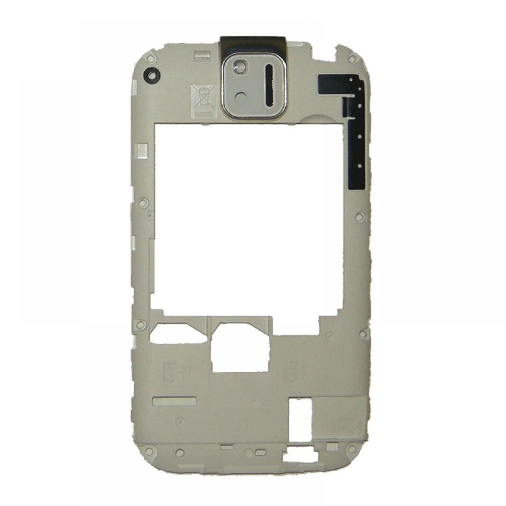 matshop.gr - ALCATEL OT991D BACK COVER + CAMERA LENS WHITE 3P OR