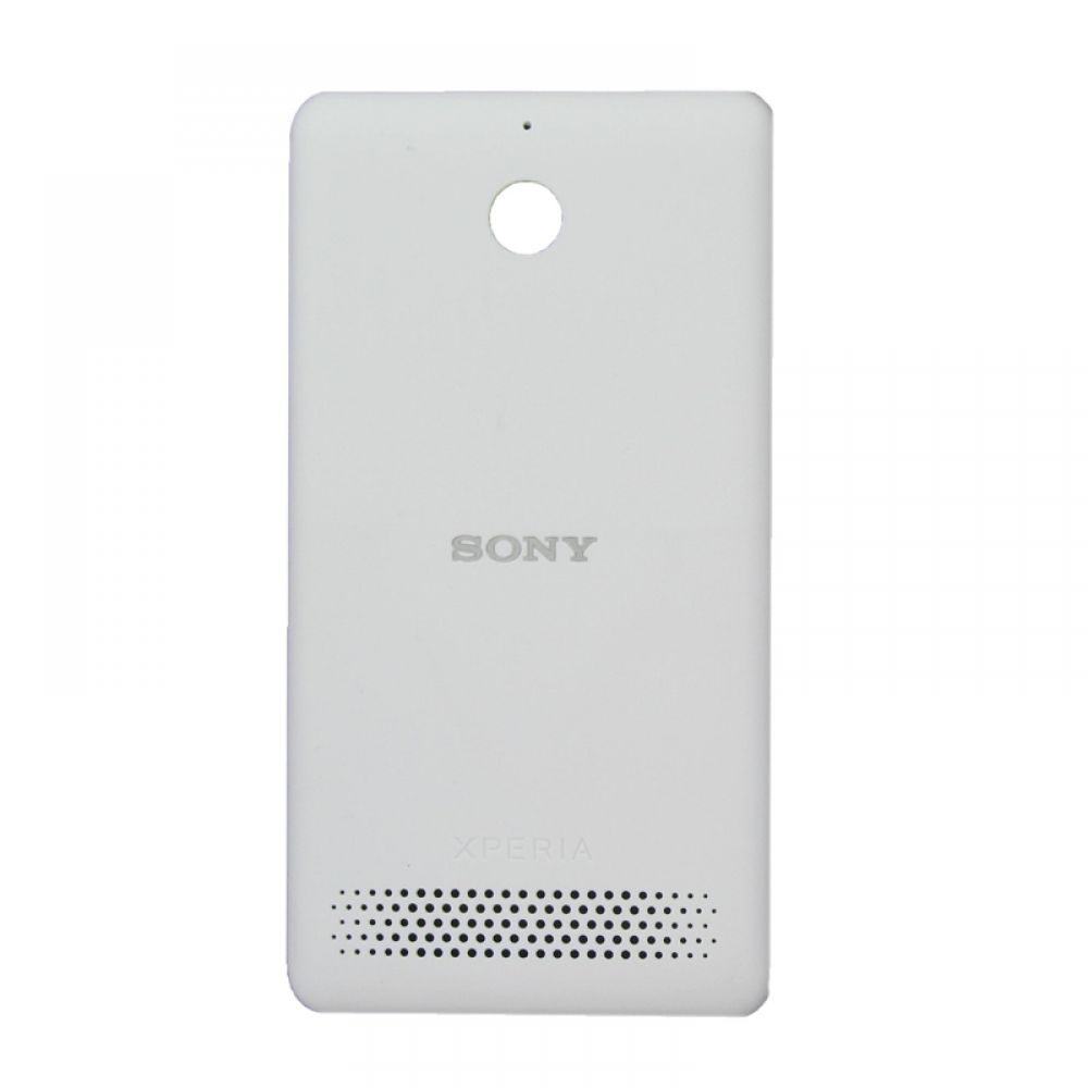matshop.gr - SONY D2004 XPERIA E1 BATTERY COVER WHITE ORIGINAL SERVICE PACK