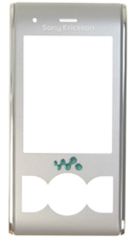 matshop.gr - SONY ERICSSON W595 GREY FRONT COVER ORIGINAL SERVICE PACK