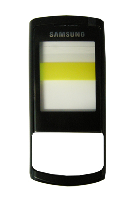 matshop.gr - SAMSUNG GT-C3050 BLACK FRONT COVER (+LENS) ORIGINAL SERVICE PACK