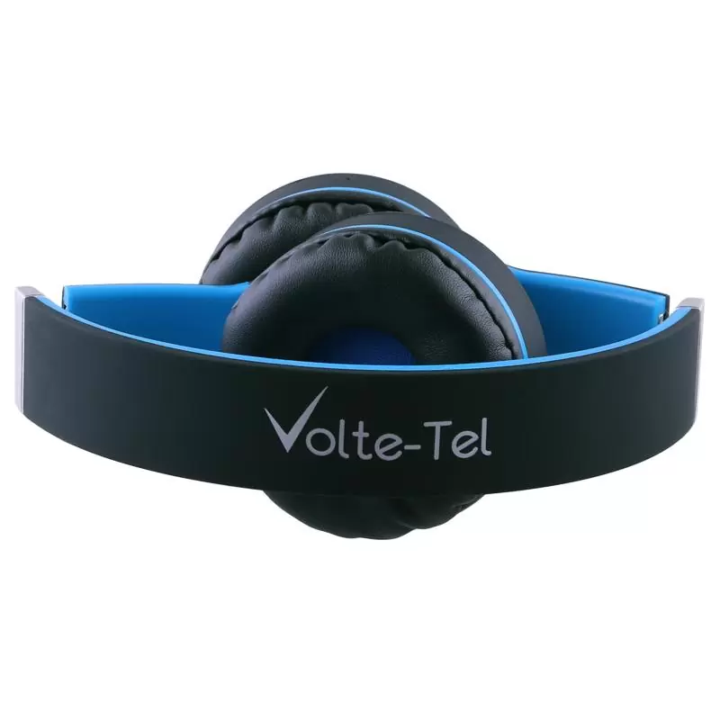 matshop.gr - VOLTE-TEL STEREO BLUETOOTH HEADPHONES V SOUND PRO VT900 BLACK-BLUE