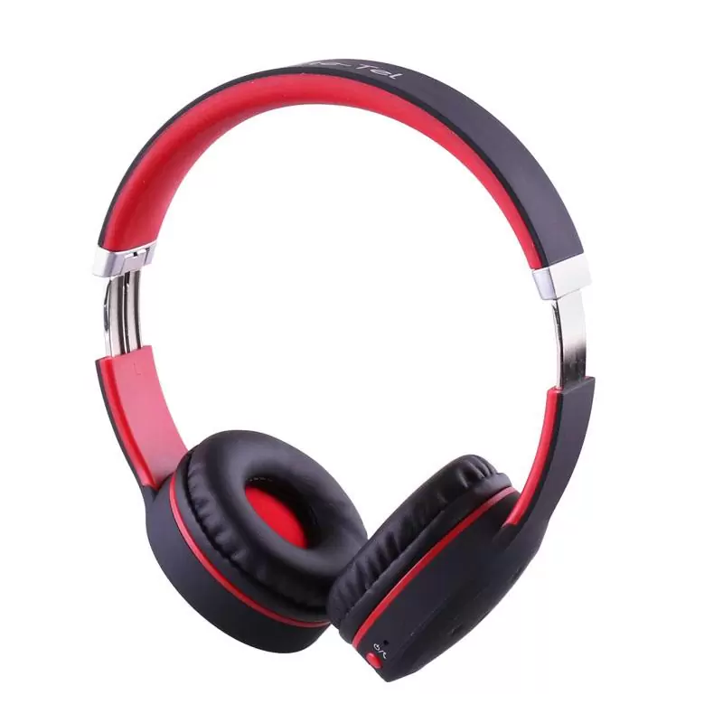 matshop.gr - VOLTE-TEL STEREO BLUETOOTH HEADPHONES V SOUND PRO VT900 BLACK-RED