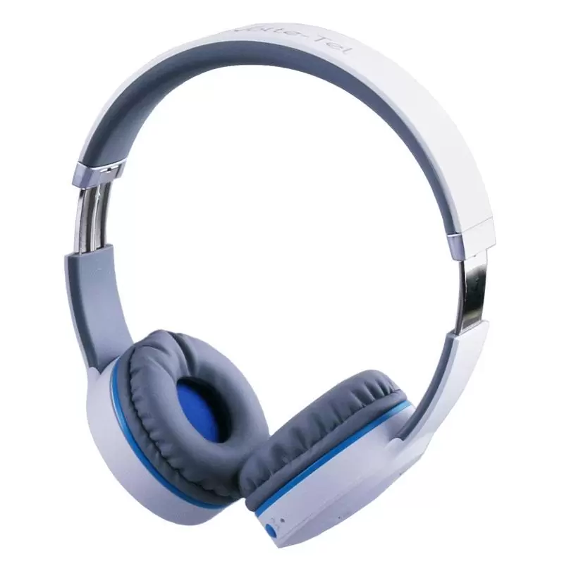 matshop.gr - VOLTE-TEL STEREO BLUETOOTH HEADPHONES V SOUND PRO VT900 WHITE-GREY-BLUE