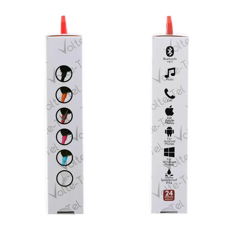 matshop.gr - VOLTE-TEL BLUETOOTH STEREO HANDS FREE V SOUND SPORT VT600 RED
