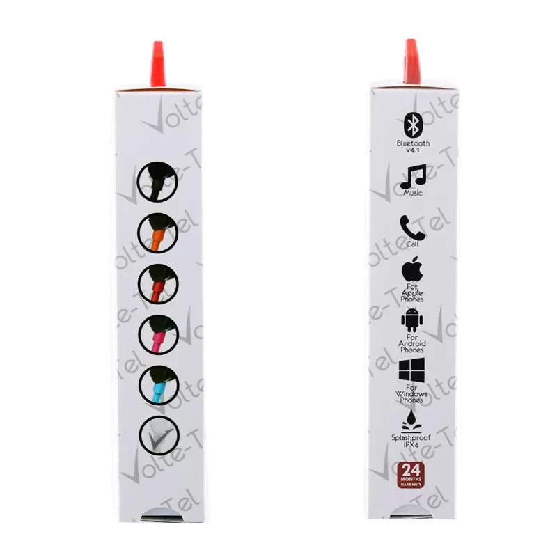 matshop.gr - VOLTE-TEL BLUETOOTH STEREO HANDS FREE V SOUND SPORT VT600 WHITE