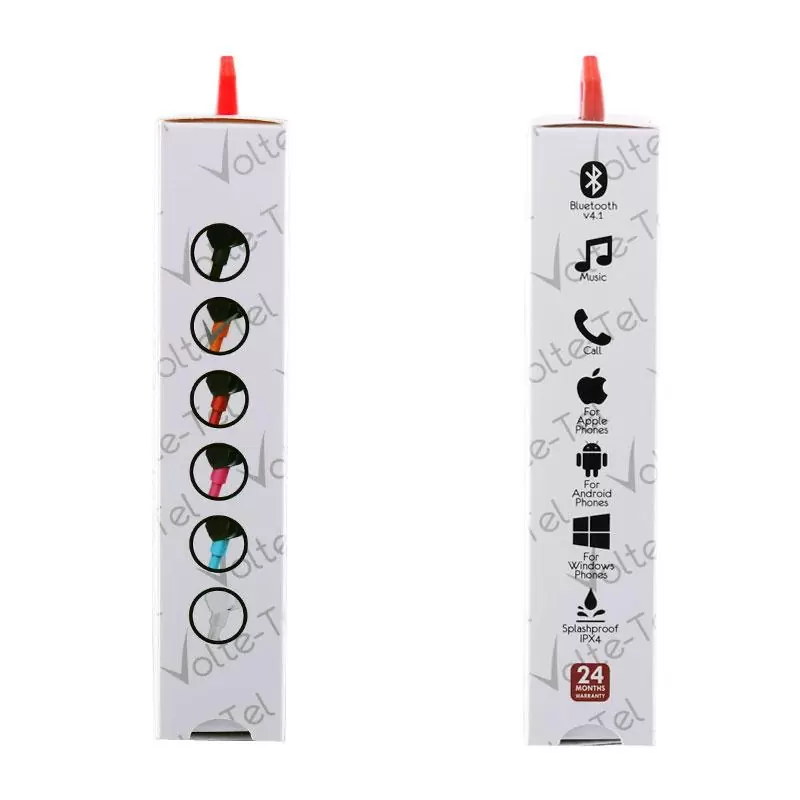 matshop.gr - VOLTE-TEL BLUETOOTH STEREO HANDS FREE V SOUND SPORT VT600 ORANGE