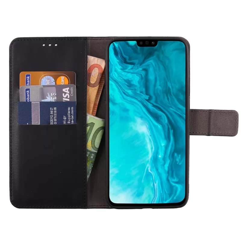 matshop.gr - VOLTE-TEL ΘΗΚΗ HONOR 9X LITE 6.5" ALLURE MAGNET BOOK STAND CLIP BLACK