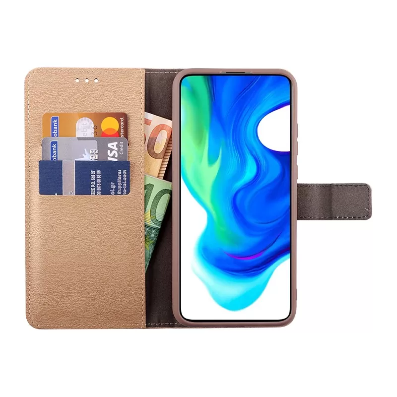 matshop.gr - VOLTE-TEL ΘΗΚΗ XIAOMI POCO F2 PRO 6.67" ALLURE MAGNET BOOK STAND CLIP GOLD
