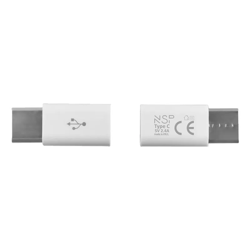 matshop.gr - NSP ΜΕΤΑΤΡΟΠΕΑΣ MICRO USB FEMALE TO TYPE C MALE WHITE