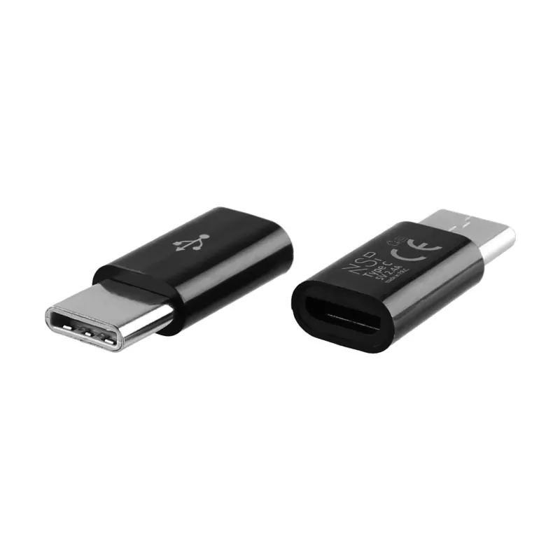 matshop.gr - NSP ΜΕΤΑΤΡΟΠΕΑΣ MICRO USB FEMALE TO TYPE C MALE BLACK
