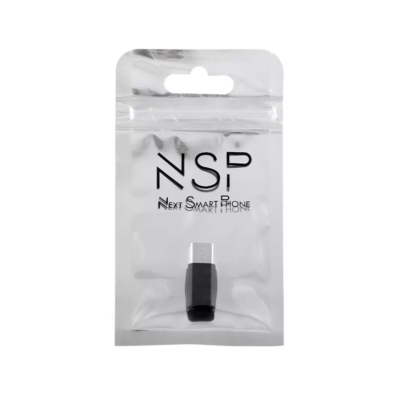 matshop.gr - NSP ΜΕΤΑΤΡΟΠΕΑΣ MICRO USB FEMALE TO TYPE C MALE BLACK