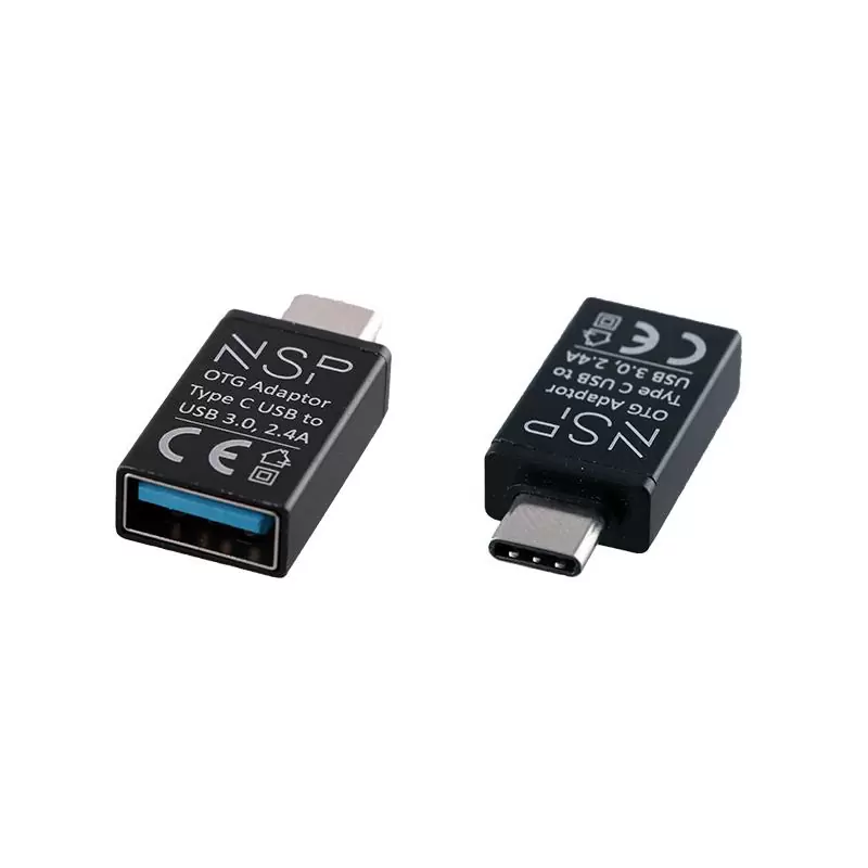 matshop.gr - NSP ΜΕΤΑΤΡΟΠΕΑΣ USB 3.0 OTG 2.4A FEMALE ΣΕ TYPE C MALE BLACK