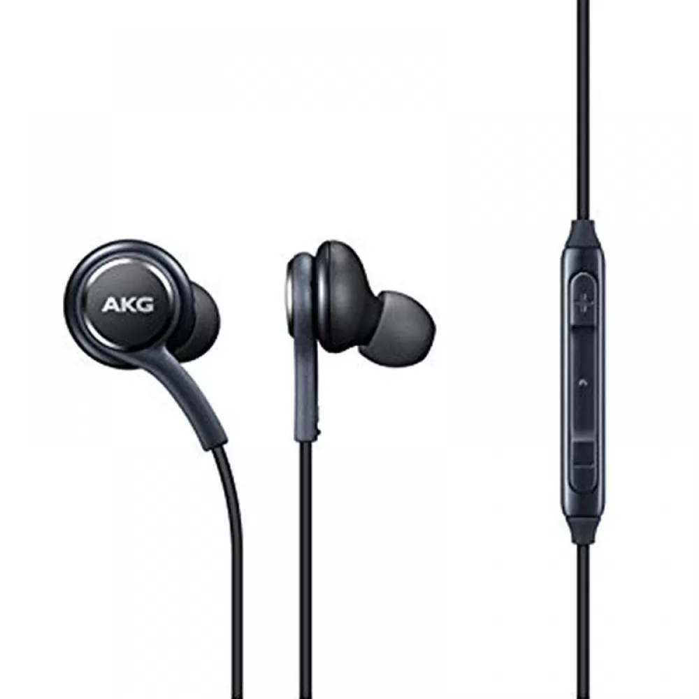 matshop.gr - HANDS FREE STEREO SAMSUNG EO-IG955BB (AKG) G973/G975 S10 BLACK BULK BOX OR