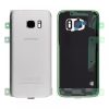 matshop.gr - SAMSUNG G930 GALAXY S7 BATTERY COVER + CAMERA/FLASH LENS SILVER ORIGINAL SERVICE PACK