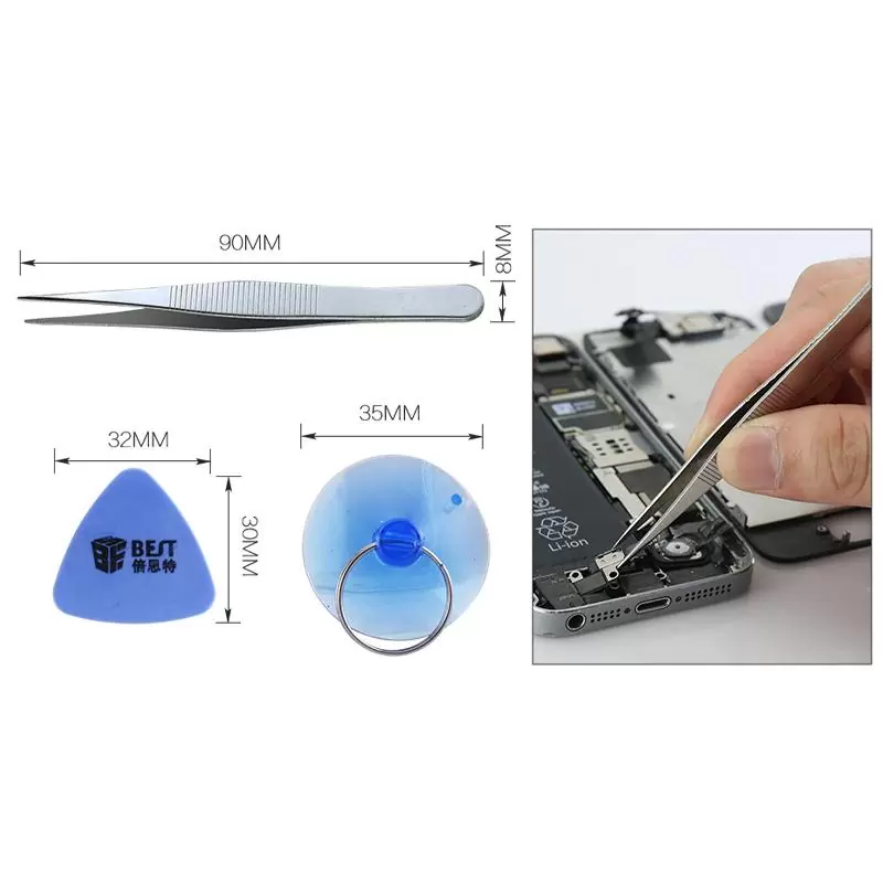 matshop.gr - ΣΕΤ ΕΡΓΑΛΕΙΩΝ BST-633B 16 IN 1 ΣΕ ΜΙΝΙ ΔΕΡΜΑΤΙΝΗ ΘΗΚΗ