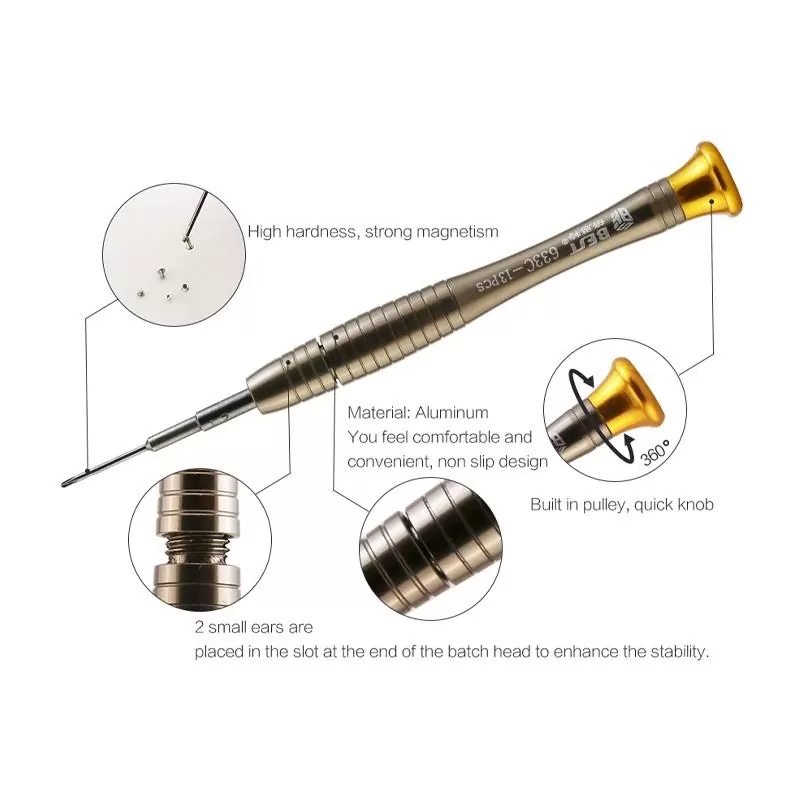 matshop.gr - ΣΕΤ ΕΡΓΑΛΕΙΩΝ BST-633C 13 IN 1 ΣΕ ΜΙΝΙ ΔΕΡΜΑΤΙΝΗ ΘΗΚΗ