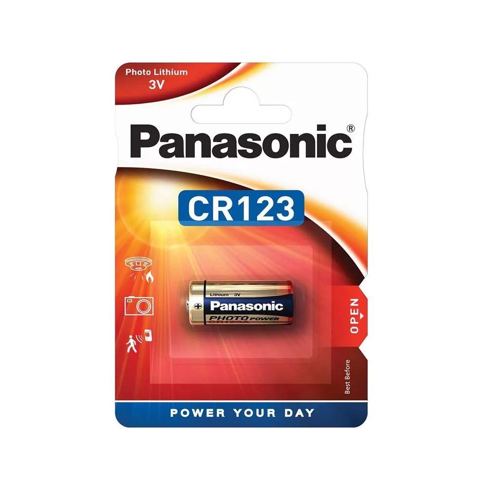 matshop.gr - PANASONIC ΜΠΑΤΑΡΙΕΣ ΦΩΤΟΓΡΑΦΙΚΗΣ ΛΙΘΙΟΥ 3V CR123 1/BLISTER
