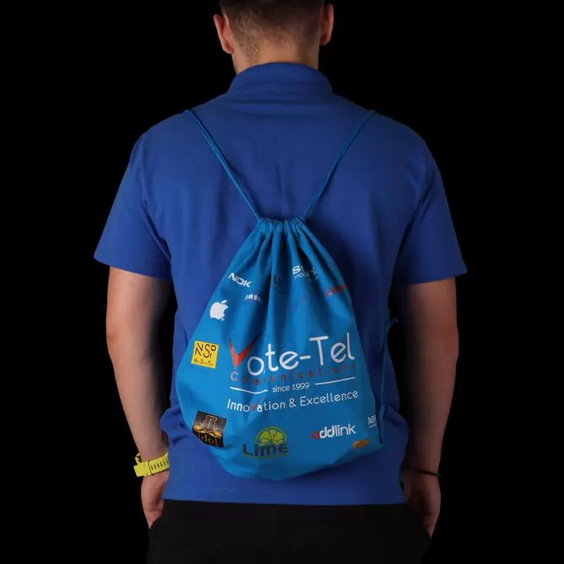 matshop.gr - VOLTE-TEL ΒΑΜΒΑΚΕΡΟ ΣΑΚΙΔΙΟ ΠΛΑΤΗΣ ΜΠΛΕ ΜΕ ΚΟΡΔΟΝΙΑ (340x400mm)