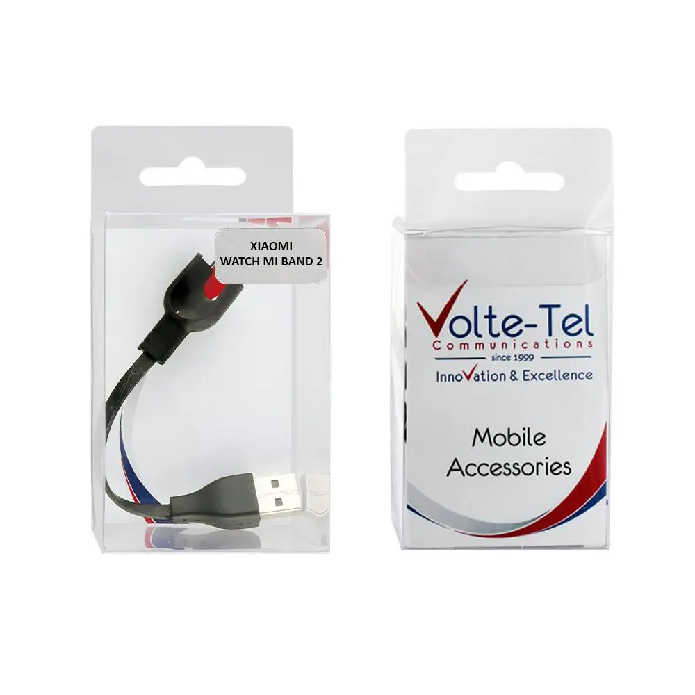 matshop.gr - VOLTE-TEL ΚΑΛΩΔΙΟ ΦΟΡΤΙΣΗΣ USB ΓΙΑ XIAOMI WATCH MI BAND 2 BLACK