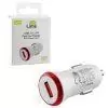 matshop.gr - LIME ΦΟΡΤΙΣΤΗΣ ΑΥΤΟΚΙΝΗΤΟΥ USB 3.0 FAST CAR CHARGER QC 3.0 LCU02 20W 5V-3.5A/9V-2.4A/12V-1.8A WHITE