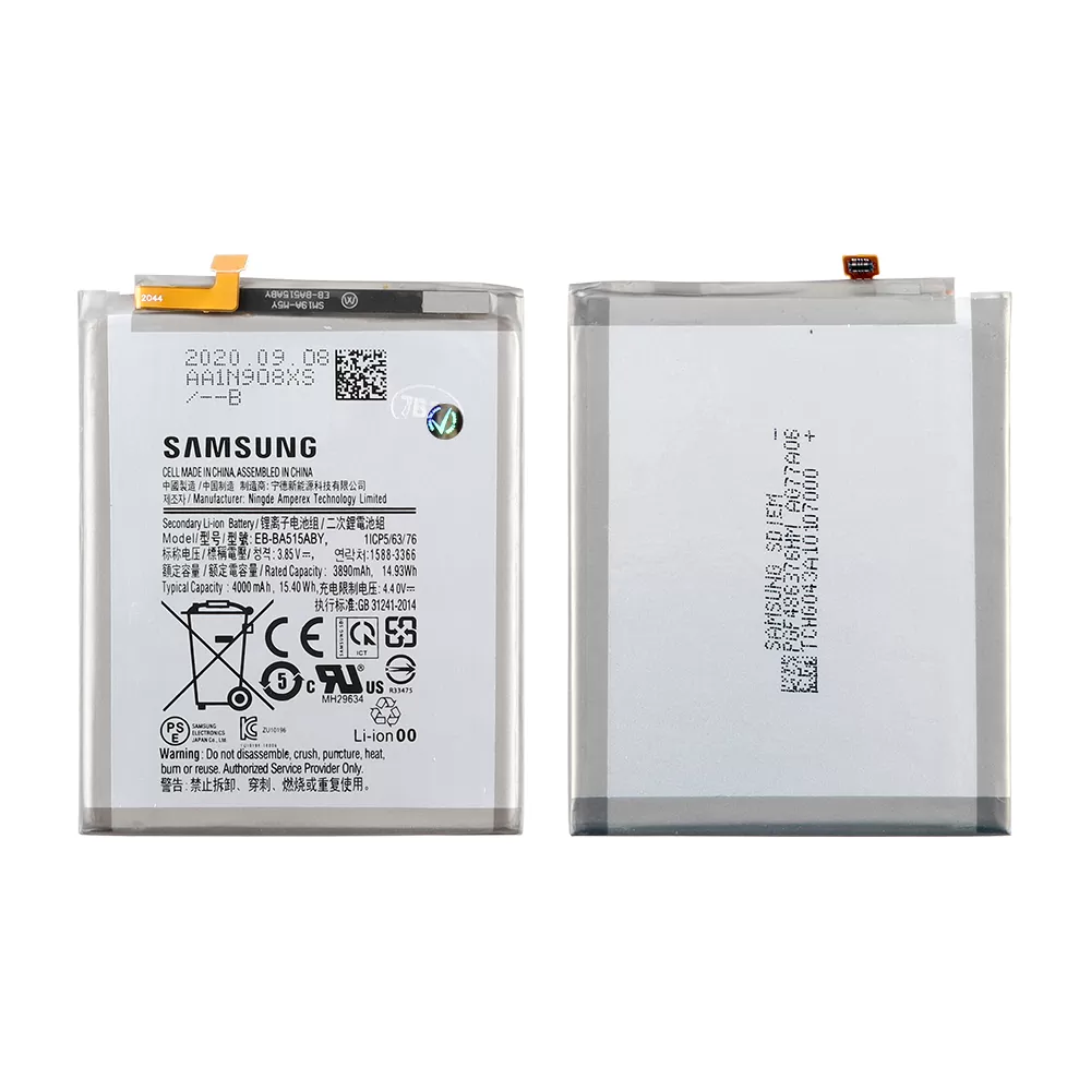 matshop.gr - ΜΠΑΤΑΡΙΑ SAMSUNG EB-BA515ABY A515 A51 4000mAh BULK 3P OR